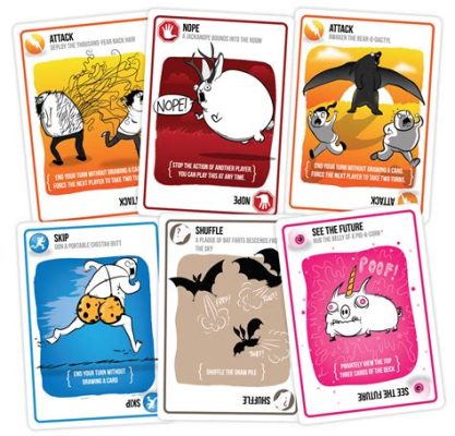  Exploding Kittens: Un jeu de cartes félinement explosif pour soirées mémorables!